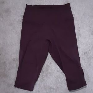 3 for $25 - LULULEMON Maroon cropped Legging